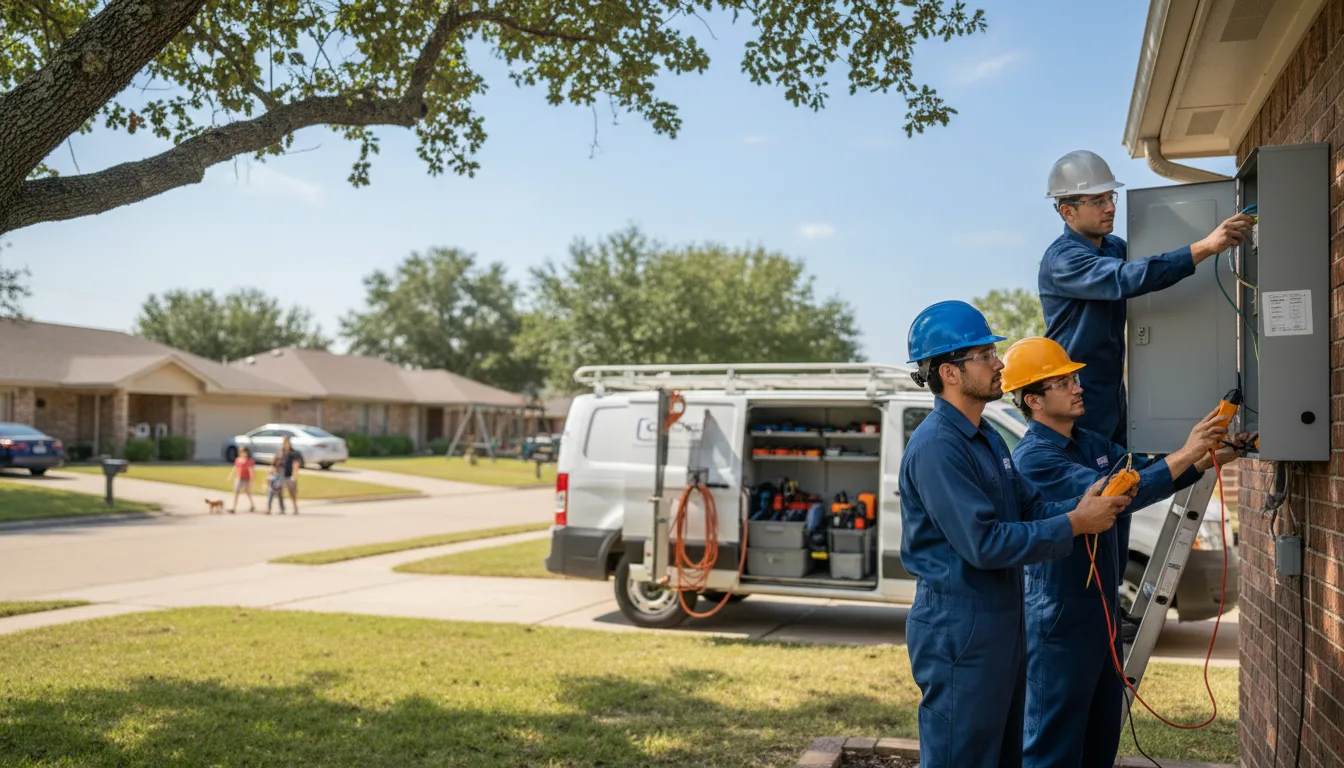 Certified electrician providing emergency electrical services in Peculiar, MO